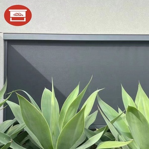 Büyük boy açık motorlu Zip parça sistemi rüzgar geçirmez su geçirmez rulo ekran - Product Image 3