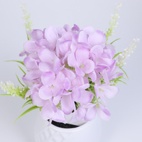 Fleurs artificielles réalistes en pot pour décoration de jardin extérieur, Nouveauté 2026, Panneau de plafond de luxe, Yiwu, Respectueux de l'environnement