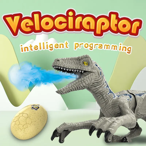 DWI Dowellin RC Dinosaurier Roboter Intelligente RC Spielzeug tiere Programmierung Elektro spielzeug für Kinder mit Spray - Product Image 4