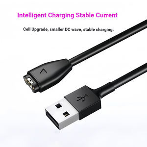 Chargeur USB pour montres Garmin Forerunner 55/Quatix 6/D2 Air/<span class=keywords><strong>Vivomove</strong></span> 3/Instinct/Venu 2/Vivoactive 3/Fenix7/Fenix8/Fenix5 - Product Image 3