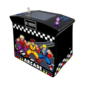 Machine <span class=keywords><strong>de</strong></span> Jeu d'Arcade Pliante 60-en-1 : <span class=keywords><strong>Table</strong></span> Cocktail Interactive Rétro <span class=keywords><strong>de</strong></span> Combat <span class=keywords><strong>pour</strong></span> 2 Joueurs, Fonctionnant à la Monnaie - Product Image 2