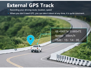 3 Channels Car <strong>Camera</strong> 2.5k Front Inside and Rear Car Black Box Night Vision Car Video Recorder GPS <strong>Wifi</strong> Dash Cam - Product Image 4