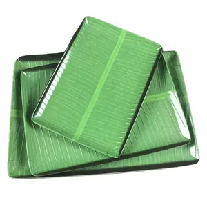 Melamine banana leaf plates