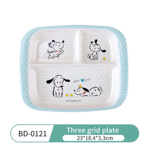 <span class=keywords><strong>Assiette</strong></span> en mélamine pour chien mignon <span class=keywords><strong>de</strong></span> dessin animé vaisselle durable pour enfants pour le dîner des enfants articles insipides et ménagers - Product Image 2