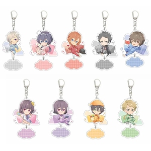 <span class=keywords><strong>Bungou</strong></span> พวงกุญแจสุนัขอะนิเมะ, พวงกุญแจอะนิเมะ Atsushi Nakajima Dazai คลาวด์พวงกุญแจสำหรับผู้หญิงอุปกรณ์เสริมกระเป๋าน่ารักพวงกุญแจผู้ถือกุญแจของขวัญ - Product Image 2