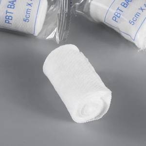 Rollos de Vendaje de Malla Transpirable de Alta Elasticidad, Fábrica de Origen, Vendajes Elásticos Médicos de PBT, Apósitos para Heridas, Gasa Directamente de Fábrica - Product Image 3