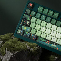 Personality Princess Mono-noke Theme Keycaps Cherry Profile PBT Dye Sublimation for Mx Switch 64/68/104/108 Mechanical Keyboard