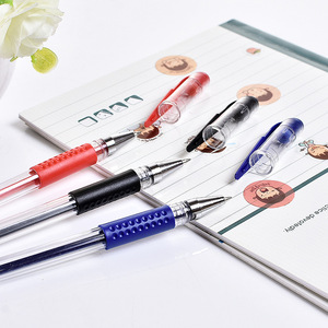 Bolígrafo de Gel con Tinta Negra, Azul y Roja, Punta de Acero Inoxidable, Cuerpo de Plástico, para Oficina y Escuela, Modelo AY233 - Product Image 3