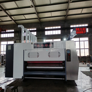 SYKM, soluciones personalizadas, <span class=keywords><strong>Flexo</strong></span>, 2 colores, impresora de cartón de un solo paso, máquina troqueladora corrugada con función de ranurado - Product Image 3