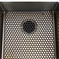 Napperon en silicone isolé anti-chaud épaissi tapis de bol avec tapis de séchage de fond d'évier de protection de conception creuse sculptée