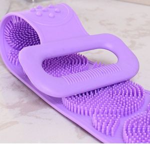 Nouveau Magic <span class=keywords><strong>Silicone</strong></span> Brosses Serviette De Bain Home Spa Use Extended Scrubber pour Peau Propre Douche Frottant Retour Boue Peeling Ball - Product Image 3