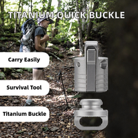 Rover Camel – boucle à dégagement rapide en titane magnétique, accessoire EDC pour l'extérieur, accès rapide, outil multifonction de survie en camping