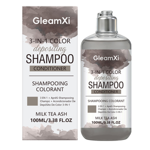 Shampooing Liquide 2-en-1 pour Cheveux : Coloration Naturelle, Couverture Uniforme, Lissant, Léger, Volumisant, Nettoyant & Soin Capillaire - Product Image 1