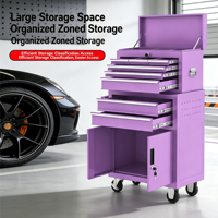 Chariot d'atelier multifonctionnel pour réparation automobile, armoire à outils mobile avec panneau perforé, chariot de maintenance à tiroirs pour pièces et quincaillerie, OEM