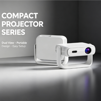 Proyektor HTPNEO N6 LCD LED 200 ANSI Lumens HIFI Stereo Short Throw 720P Saku Siap Internet Android Auto Focus
