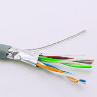 Venta directa de fábrica CAT6A F/UTP CCA LAN Cable Calidad Certificada Anti-Interferencia Cables de comunicación efectivos