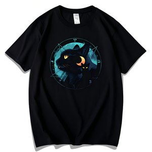 เสื้อยืดโอเวอร์ไซส์ลายกราฟิกข้างขึ้นข้างแรมสไตล์วินเทจ ยูนิเซ็กส์ สำหรับผู้ชายและผู้หญิง ลายอวกาศ ดาราศาสตร์ ลำลอง ผ้าฝ้าย 220 กรัม แขนสั้น - Product Image 5