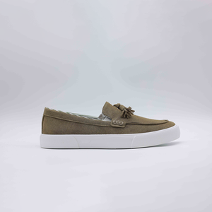 男士一脚蹬步行鞋，休闲透气网布衬里乐福鞋，轻便防滑格纹耐磨 EVA 中底橡胶 - Product Image 2