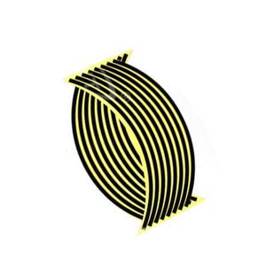 Autocollants réfléchissants pour moto, autocollants décoratifs pour jantes de 18 pouces, bande de jante, signalisation d'avertissement, autocollants auto-adhésifs pour voiture, accessoires automobiles - Product Image 2