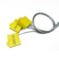 Sello de Seguridad para Cables Zhuoli S002, Carcasa de ABS Resistente y de Alta Seguridad, Antimanipulación, Doble Bloqueo, 300 mm, para Camiones Cisterna y Contenedores