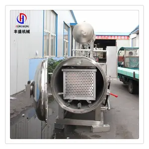 Automatic spray methods canned food retort machine retort food processing for caning meat fish vegetables