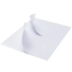 Adesivo de papel vinil a4, adesivos personalizados, etiqueta branca