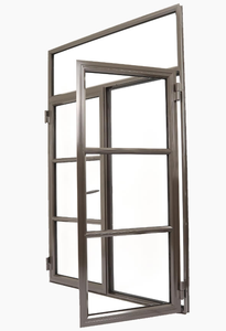 Pansteel thiết kế mới pháp trượt cửa sổ Sash thép cửa sổ nướng thiết kế với đôi rõ ràng Tempered <span class=keywords><strong>Glass</strong></span> - Product Image 5