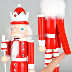 Wholesale Christmas Decorations Painted Wooden <b>Nutcracker</b> <b>Ornaments</b> for Holiday Presents and Crafts - Product Image 1
