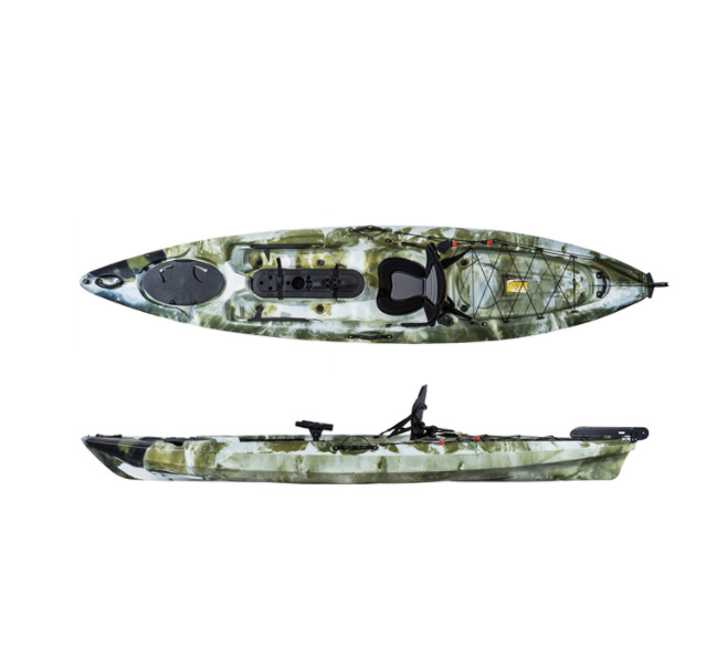 12 дюймов гребная рыбацкая лодка Педальный каяк с педалью для одноместное кресло в форме яйца пластиковые Вырежьте вес