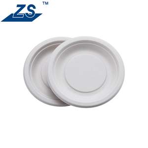 7 inch compostable giấy dùng một lần tấm Heavy Duty thân thiện với môi phân hủy sinh học mía bã mía bữa ăn tối tấm cho Đảng - Product Image 3