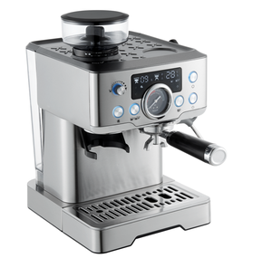 Machine à <span class=keywords><strong>expresso</strong></span> professionnelle 20 bars <span class=keywords><strong>avec</strong></span> moulin intégré, 45 réglages, 1350W, en acier inoxydable, pour la maison, le bureau et les baristas. - Product Image 2