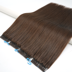 <span class=keywords><strong>Extensions</strong></span> de cheveux Lanxun Invisible Feathers, mèches de cheveux humains, boucles Microlink, anneaux, cheveux vierges brésiliens, Cabello Humano Natural - Product Image 4