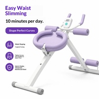 Appareil multifonction pliable et silencieux pour amincir la taille et tonifier les abdominaux, de fabrication directe ; Appareil d'assistance aux sit-ups à domicile pour personnes paresseuses