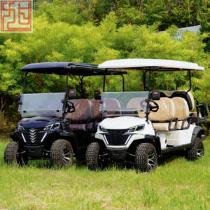 Carrito de golf profesional de 6 plazas Colores exteriores personalizables Combustible eléctrico de 48V Múltiples funciones para varias ocasiones - Product Image 5