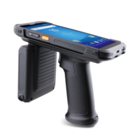 Lector/Escritor UHF RFID ISO 18000-6C ABS PDA Portátil Android 13 con Escáner de Código de Barras 2D de Largo Alcance (20m) para Gestión Industrial de Activos