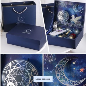 Caja <span class=keywords><strong>de</strong></span> Presentación <span class=keywords><strong>de</strong></span> Lujo Personalizada <span class=keywords><strong>de</strong></span> 1800 g/m² con Arte Tridimensional en Relieve para Empaque <span class=keywords><strong>de</strong></span> Cosméticos y Fragancias <span class=keywords><strong>de</strong></span> Alta Gama, Kit <span class=keywords><strong>de</strong></span> Maquillaje y Relaciones Públicas - Product Image 4