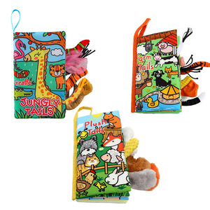 Onlinebaby <span class=keywords><strong>buonanotte</strong></span> scimmia 3D code Jolly bambino panno lavabile libro morbido fabbrica diretta educativo per i bambini - Product Image 1