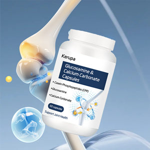 Cápsulas de glucosamina y carbonato de calcio Kerupa, soporte óseo de fácil absorción para suplemento diario - Product Image 2