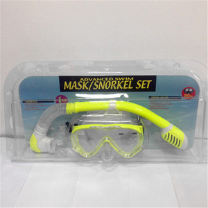 Masque de plongée avec emballage en coque à bulles en PP, une seule fenêtre, équipement de plongée sous-marine étanche, universel pour les sports nautiques - Product Image 4
