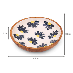 Ensaladera de frutas de madera con revestimiento de esmalte Tazón de madera para lavavajillas para alimentos - Product Image 4