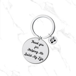 <span class=keywords><strong>Porte</strong></span>-<span class=keywords><strong>clés</strong></span> <span class=keywords><strong>personnalisé</strong></span> en acier inoxydable gravé au laser avec logo <span class=keywords><strong>personnalisé</strong></span> pour <span class=keywords><strong>papa</strong></span> et maman - Product Image 6
