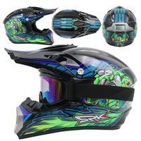 Casco de Motocross Universal de Punto Personalizado, Protector Personal ABS para Casco de Motocicleta, Protector de Cabeza, Caja de Nueva Condición Barata Embalada