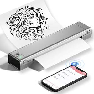 Impresora Térmica Portátil <span class=keywords><strong>de</strong></span> Alta Calidad M08F, Tamaño A4, Impresora <span class=keywords><strong>de</strong></span> Plantillas para Tatuajes Temporales sin Tinta, <span class=keywords><strong>de</strong></span> Fábrica OEM - Product Image 2