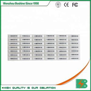 EAS AM 58KHz Soft <span class=keywords><strong>DR</strong></span> Label Tag wasserdicht Diebstahlsicherheit AM Soft Label für Supermarkt - Product Image 2