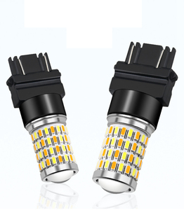 HSS-20408 cao lumen trắng vàng kép màu 72smd 4014 + 4SMD 3030 3156 3157 LED bóng đèn T10 T20 LED phanh/lần lượt tín hiệu ánh sáng - Product Image 6