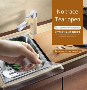 Ruban adhésif transparent en acrylique pour joints de cuisine et salle de bain, étanche, anti-moisissure, pour l'étanchéité des murs, des portes et des fenêtres - Product Image 6