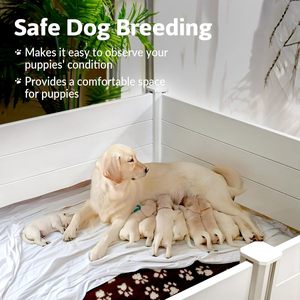 Valla para Perros al Aire Libre, Caja de Parto para Perros, Caja de Parto para Cachorros, Mantas de Parto para Perros - Product Image 2