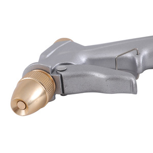 Aluminum Alloy High Pressure Water Gun Manual Operation Metal Nozzle Gray Household Car Washing Watering Plants <b>Floor</b> <b>Cleaning</b> - Product Image 1