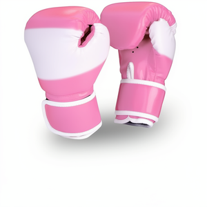 Guantes de Boxeo MMA Personalizados KENXU de 8OZ con Logotipo Impreso, Material PU, Cierre de Velcro, para Entrenamiento, Sparring y Golpeo de Saco - Product Image 1