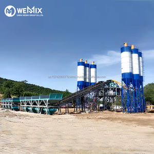 HZS90 Centrale à béton Centrale à béton stationnaire Centrale à béton prêt à l'emploi Mélangeur à béton alimenté par courroie - Product Image 1